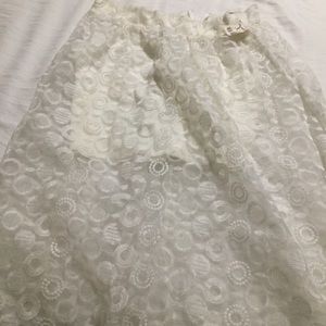 NWT 2 Piece White  Prom Dress
